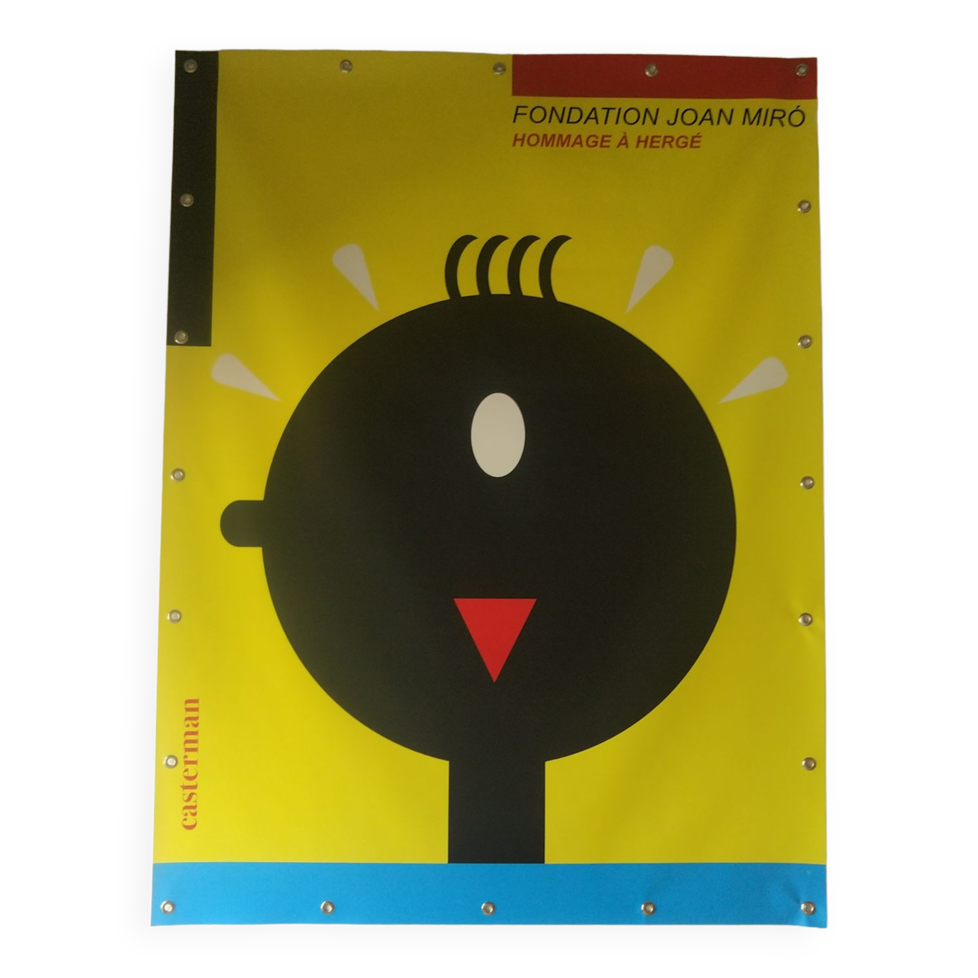 Giant tintin poster