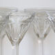 Set of 8 wine glasses bistrot old art of the table vintage