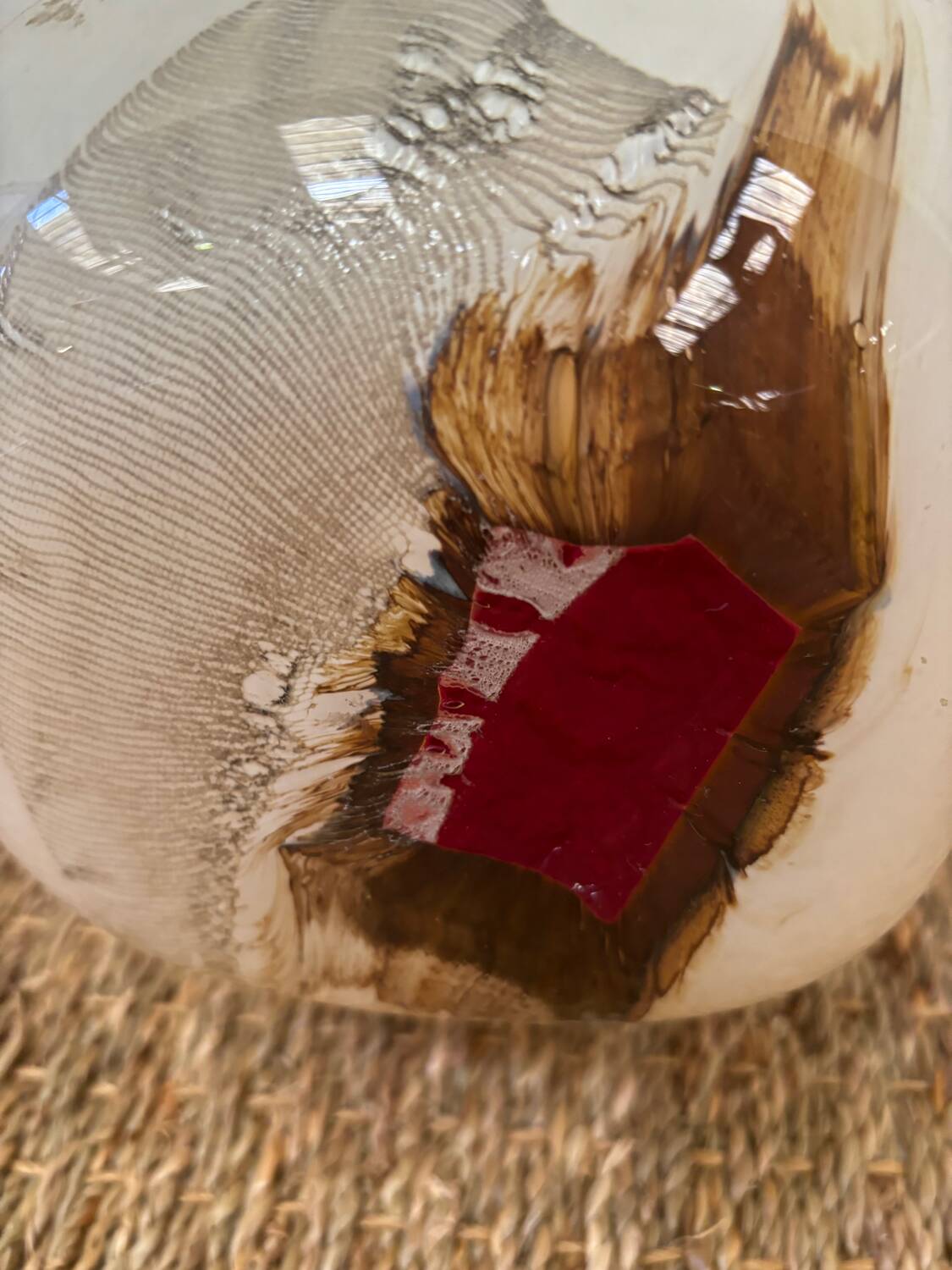 Vase en verre murano