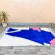 Tapis beni ouarine fait main traditionnel 250cmx150cm