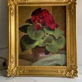 Still life with cyclamens