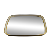 Brass Wall Mirror by Vereinigte Werkstätten München
