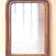 Antique large Louis Philippe mirror, decorated with gilt leaf - "Claude"