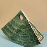 Memphis Shell ceramic vase by Florio Keramia