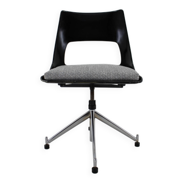 Chaise pivotante Kay Korbing des années 1960, modèle KK-1A pour Fibrex Danemark
