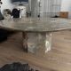 Table basse en pierre fossile Marbre