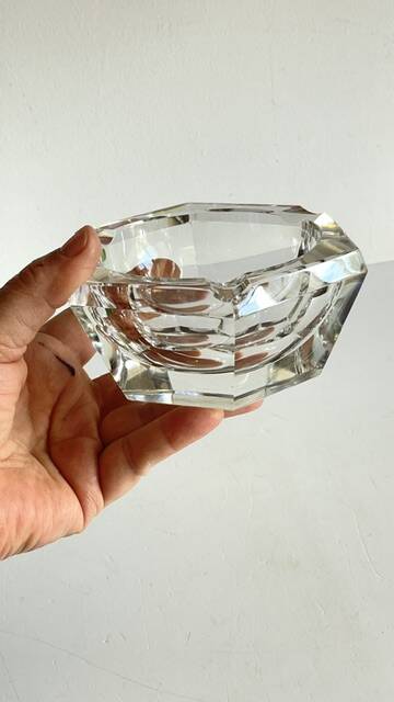 CENDRIER Vide-Poche CRISTAL Vintage