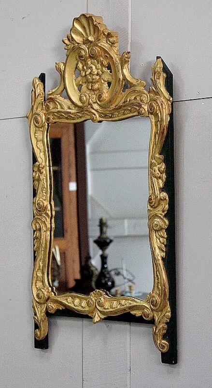 Miroir en bois doré, style Louis XV – début XXe