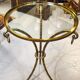 Maison Jansen style bronze bamboo pedestal table