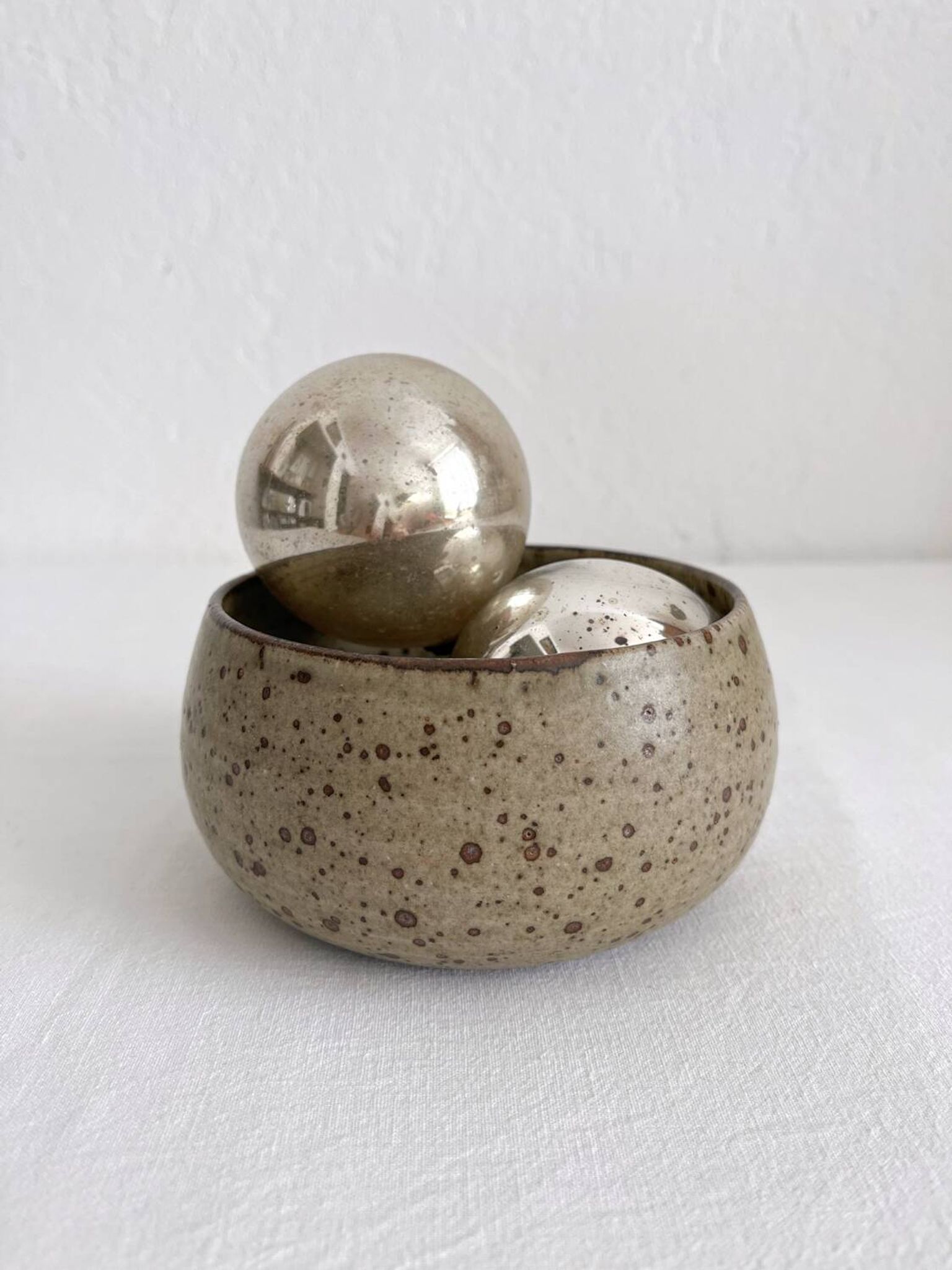 Le Cep vintage pyrite stoneware empty pocket bowl