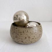 Le Cep vintage pyrite stoneware empty pocket bowl