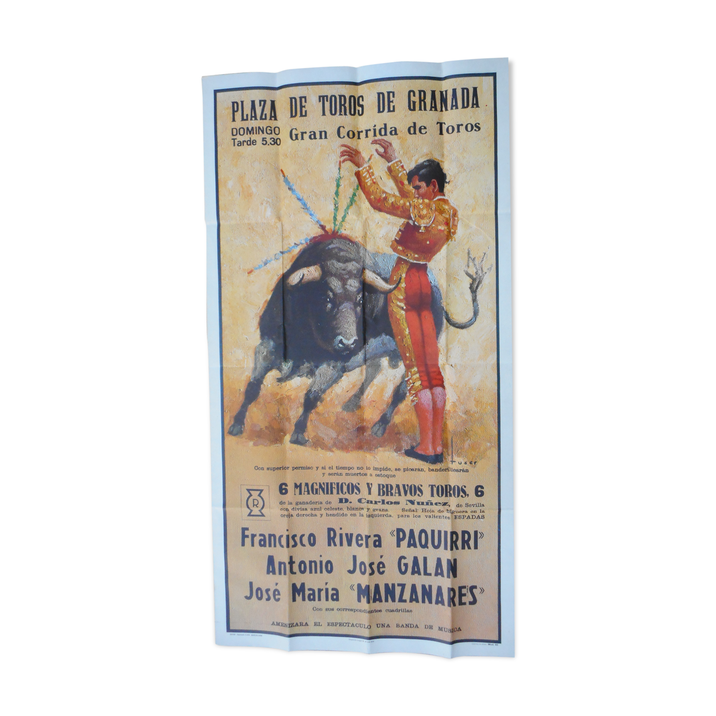 Affiche de tauromachie