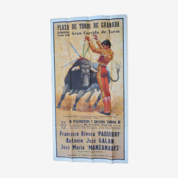 Affiche de tauromachie