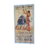 Bullfighting poster