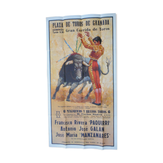 Bullfighting poster