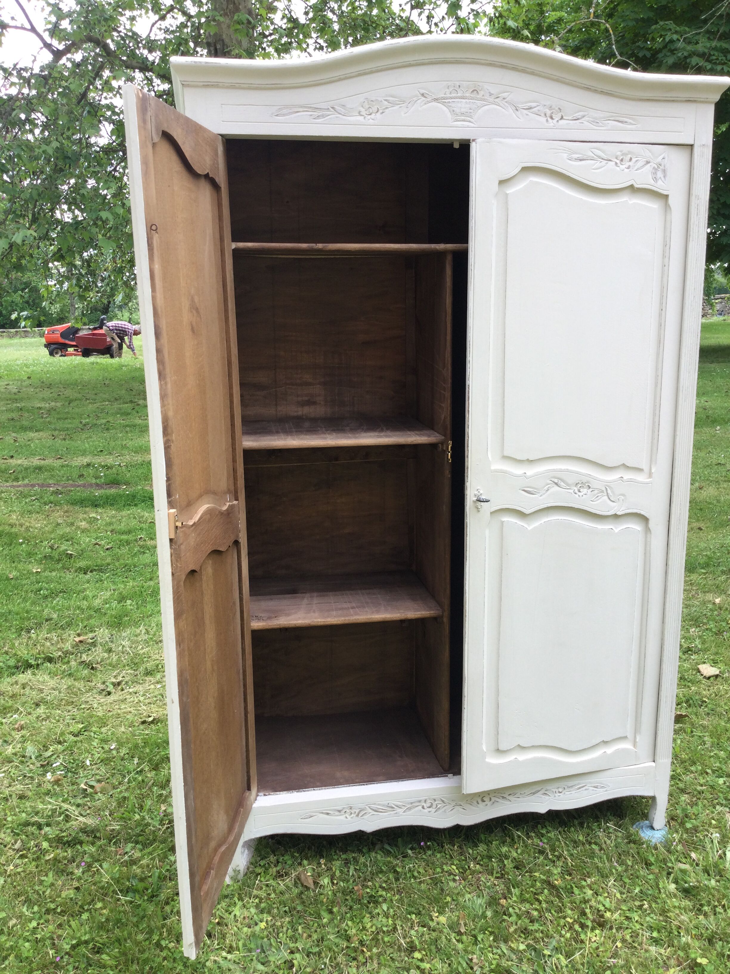 Old patinated cabinet