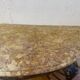 Console en fer forgé de style Louis XV, avec son marbre