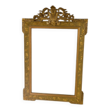 Grand miroir ancien doré – Style baroque, fin XIXe siècle