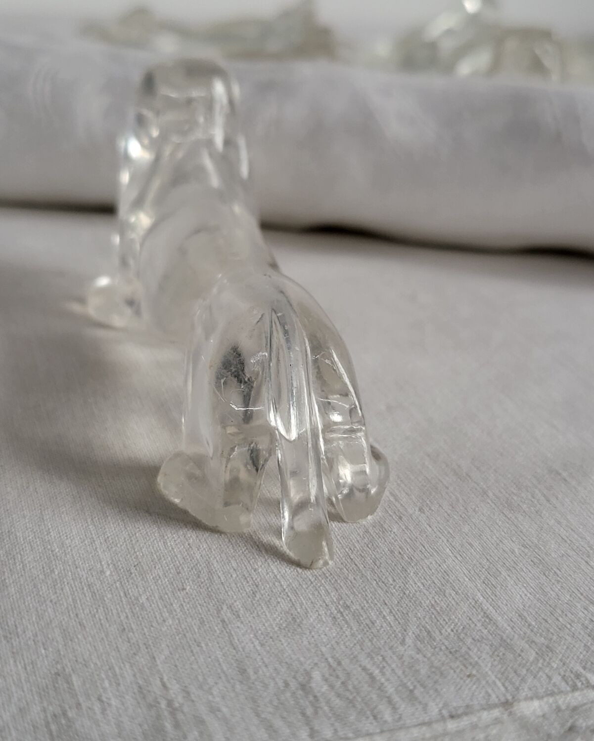 12 Dachshund knife holders in Plexiglass