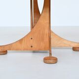 Sjoerd Soeters scuptural dining table in birch Lundia The Netherlands