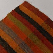 7x8 Burnt Red Area Kilim Rug, 200x240Cm Anatolian Kilim Rug