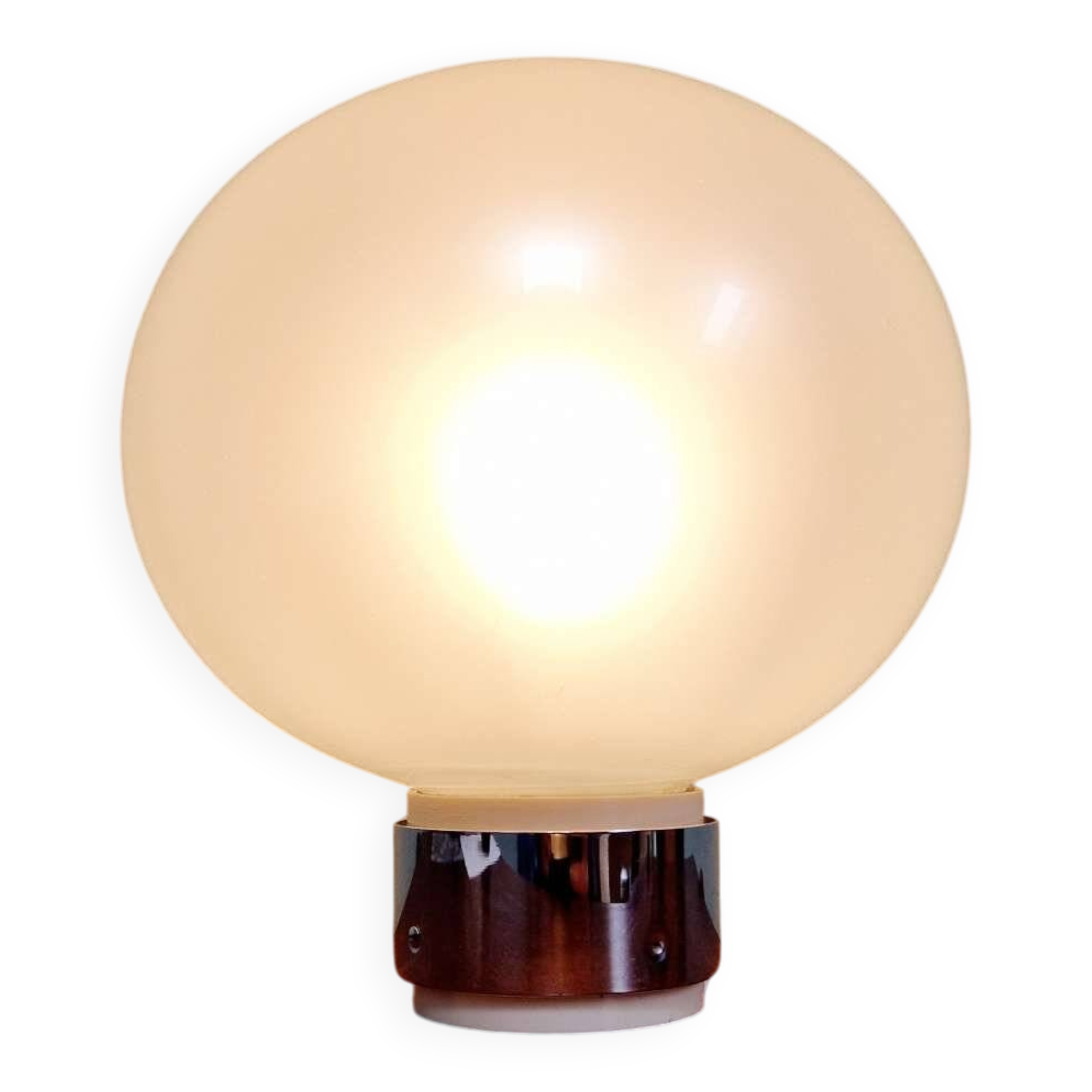 Opal glass wall/ceiling light, Motoko Ishii, 1970