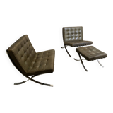 "Barcelona" armchairs and ottomans