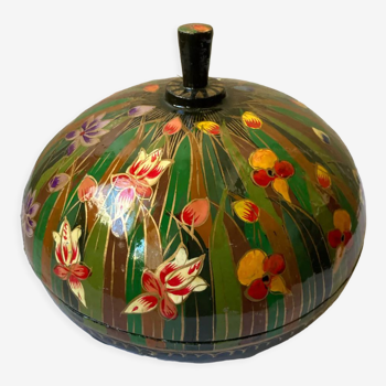 Colorful vintage decorative box