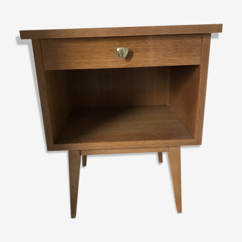 Beautiful bedside table with compass legs