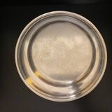 Plat rond - métal argenté