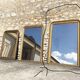 Vintage gold mirror