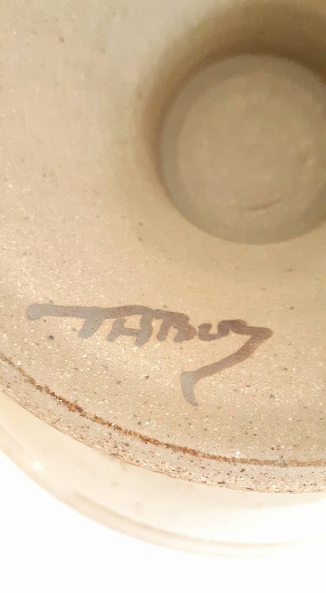 Vintage stoneware cup