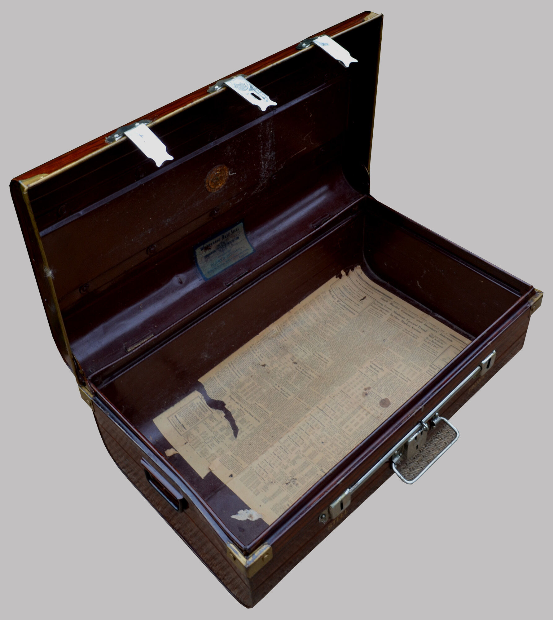 Painted metal case