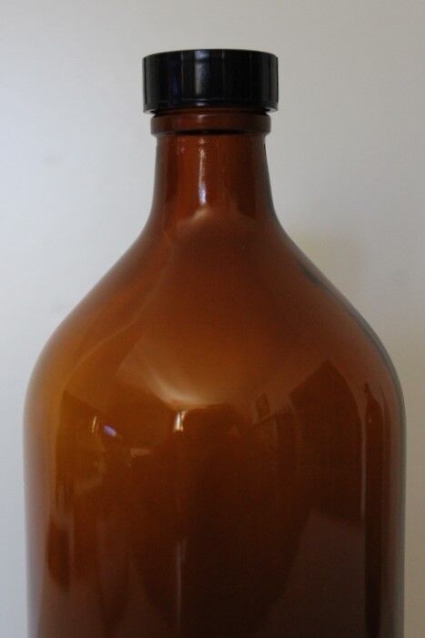 Amber pharmacy bottles 60s