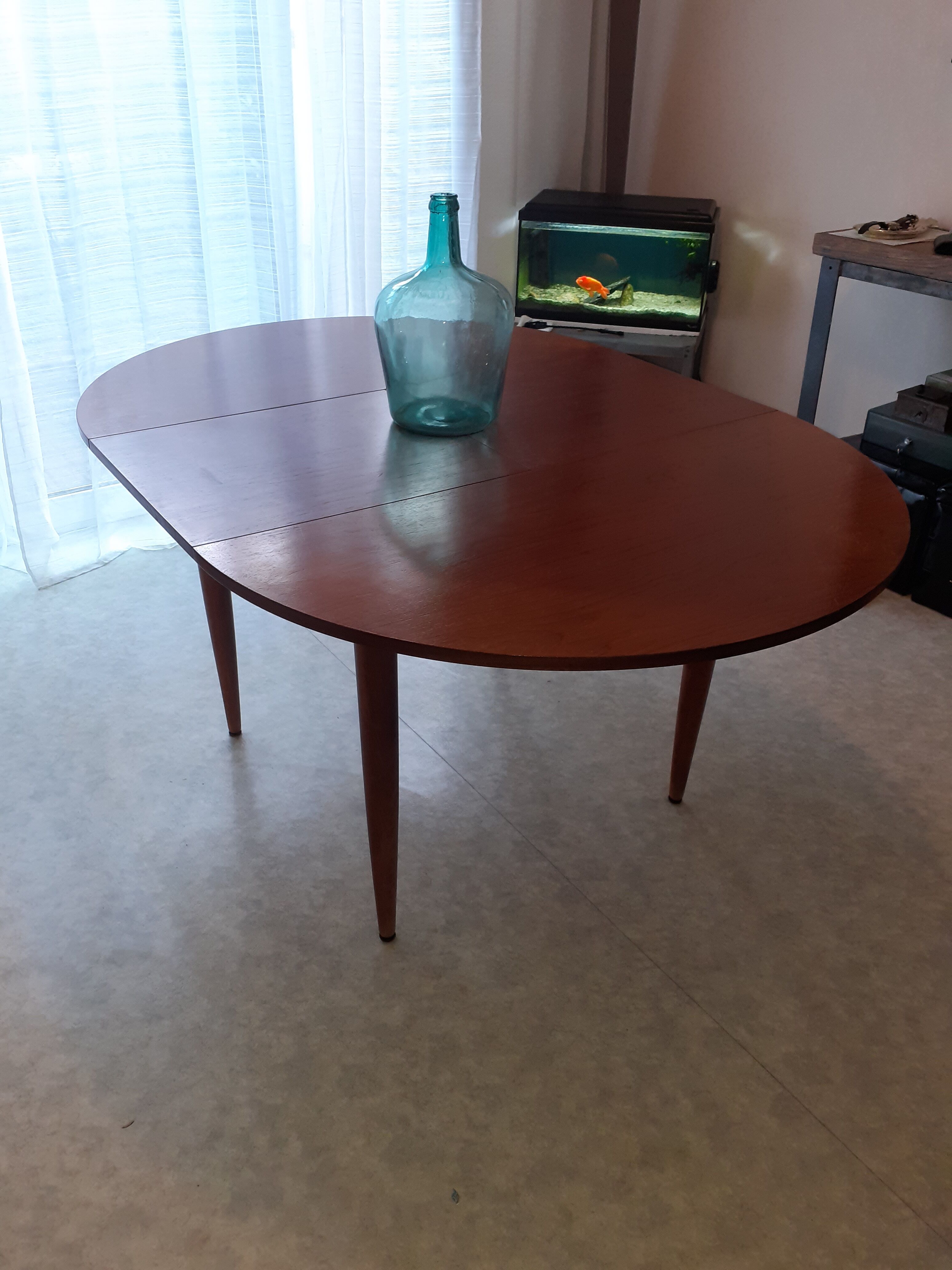 Scandinavian style round table