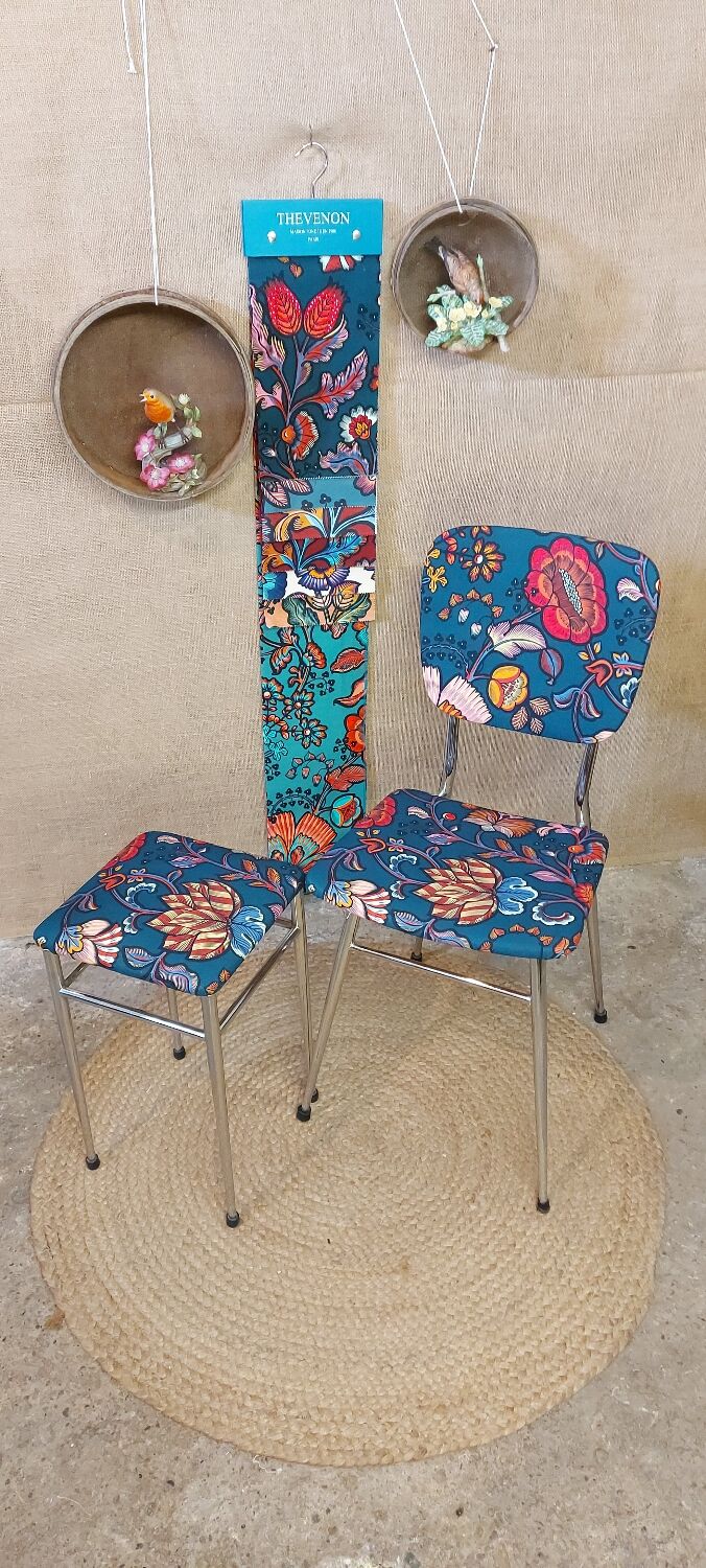Upcycled vintage stool