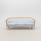 Sofa and its sky blue armchair by bertil fridhagen for broderna anderson 1960 denmark