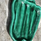 1950s Pepper-Shaped Butter Dish, Signed Vallauris