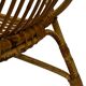 Ensemble vintage de 4 fauteuils club en rotin Rohe Noordwolde 1960