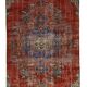 Turkish Anatolian Handmade Vintage Area Rug 246 cm x 130 cm