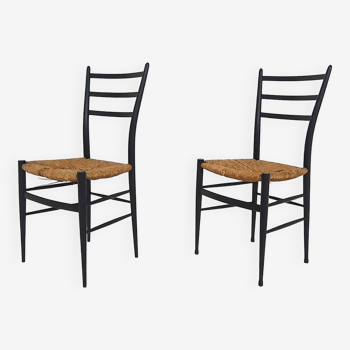 Set of 2 Chiavari Spinetto chairs, Italy 1960's