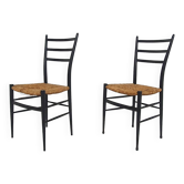 Set of 2 Chiavari Spinetto chairs, Italy 1960's
