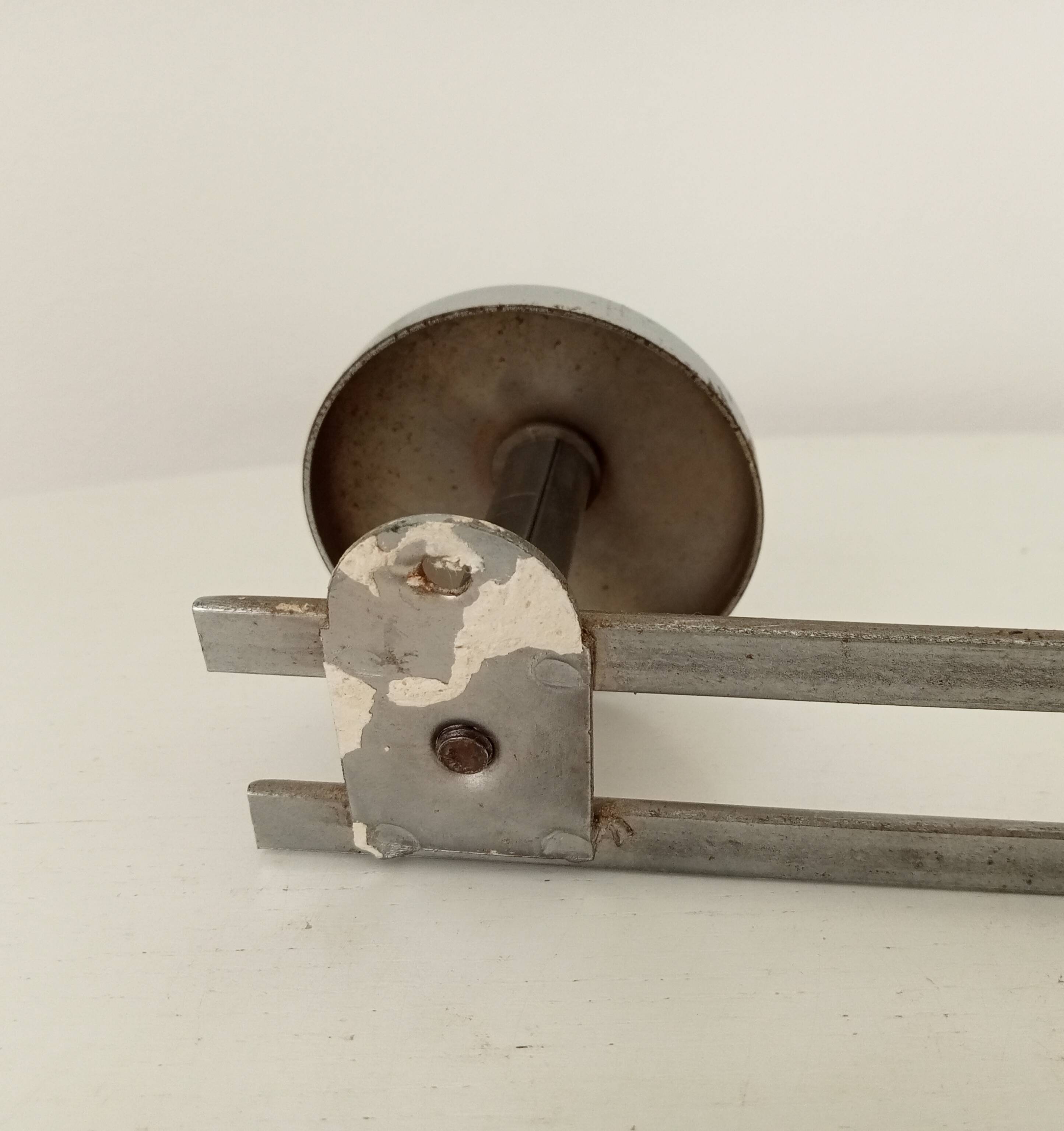 Vintage chrome wall coat rack from the 70s
