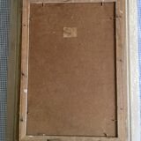 Old painting bouquet of anemones