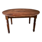 Round dining table.