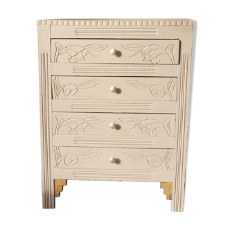 Vintage art deco chest of drawers