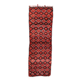 Moroccan rug Marmoucha red - 289 x 97 cm