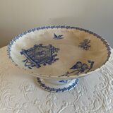 Old Compote Dish Terre de Fer Franco-British Company Sordoillet Cot
