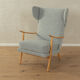 Classic wingback armchair from the 1950s