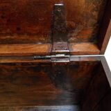 Coffre de voyage ancien en bois